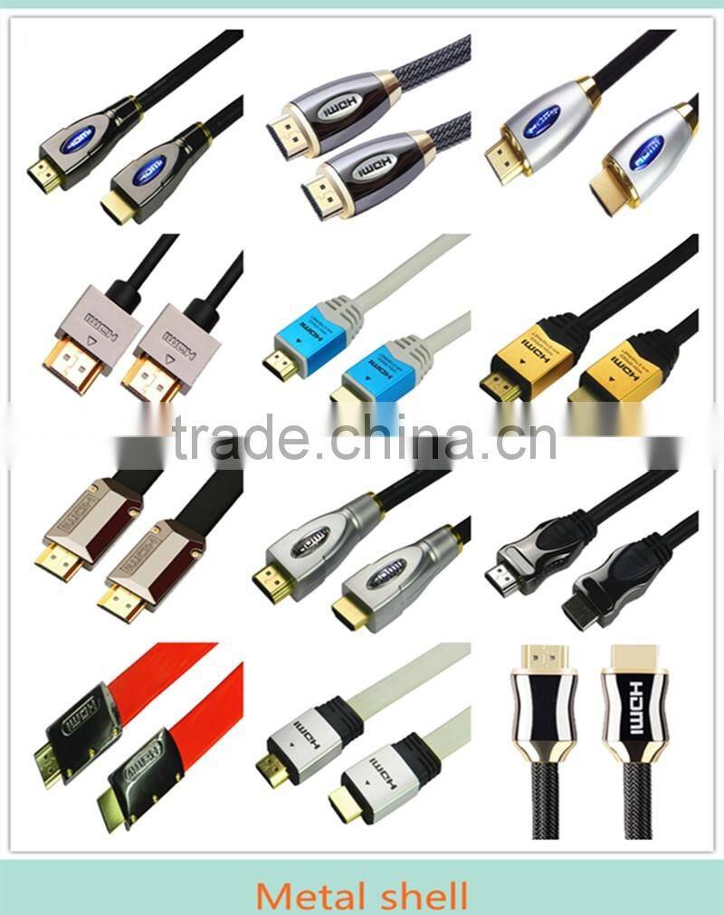 19pin A male to C male HDMI Cable with Ethernet support 4K and 3D from 0.5-100m