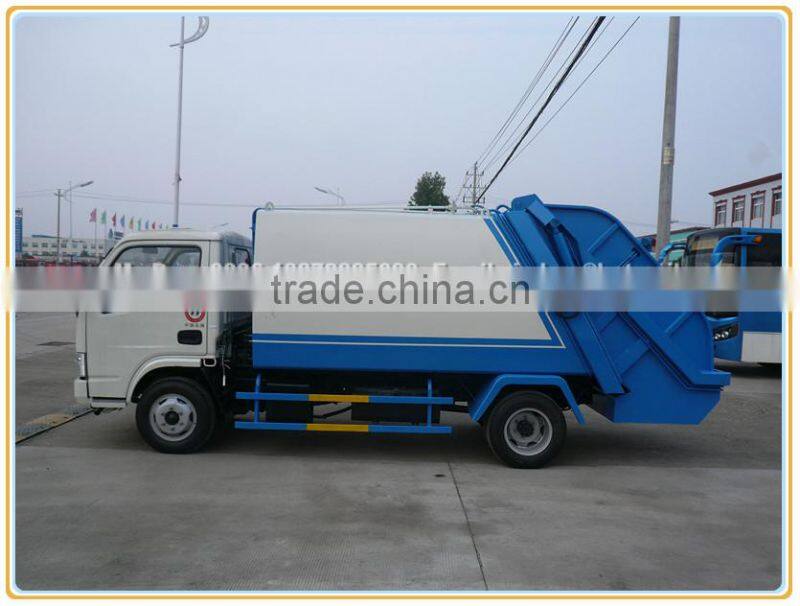 China factory Dongfeng rubbish compactor truck 5cbm