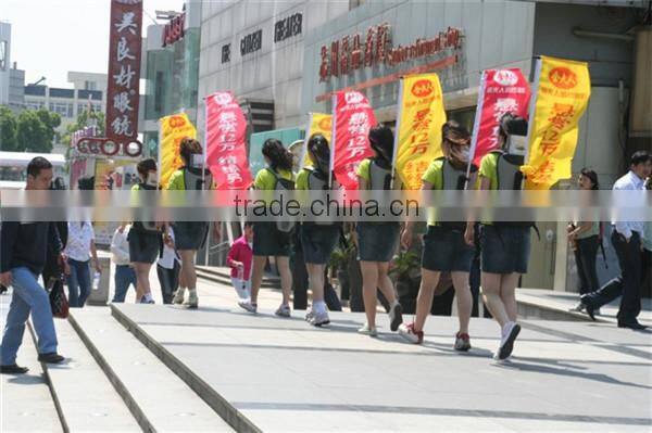 Hot sales outdoor backpack flag stand