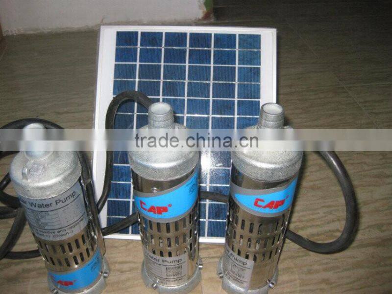 2015 hot selling solar submersible pump for irrigation 12v