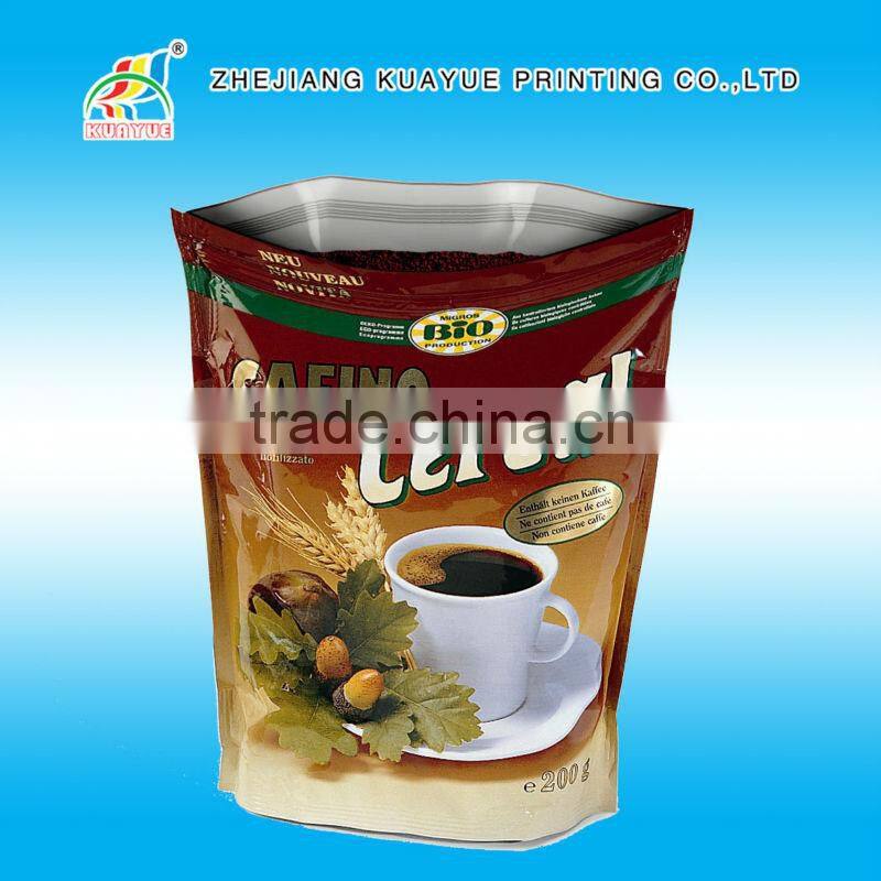 Customized High Quality Zipper Standing Coffee Pouch, Coffee Bags Aluminum Foil Bags