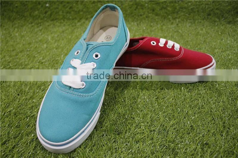 2016 china low price new model flat canvas shoes man