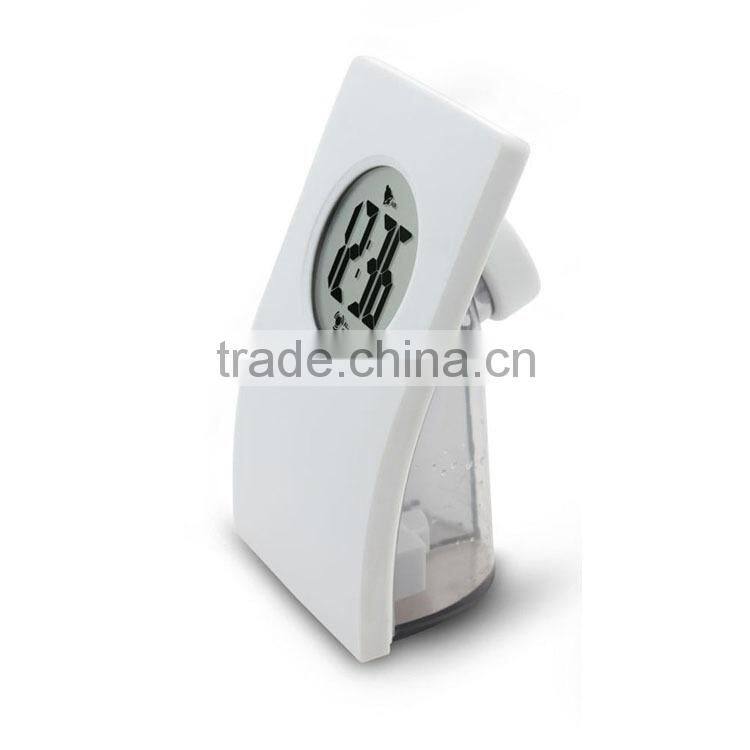 ECO Friendly wheel shape alarm Water Energy Clock, No Battery Fancy Digital Alarm Clock,weather forecast clock