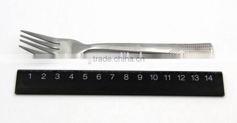 Most popular dessert & wedding fork in stainless steel cutlery