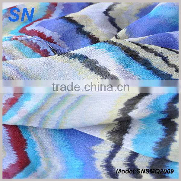 Beads chain pendant scarf color texture design scarf