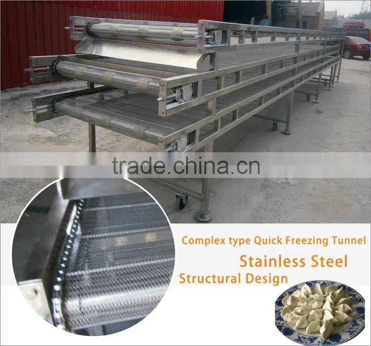 Supply chicken quick-freezing tunnel at factory price