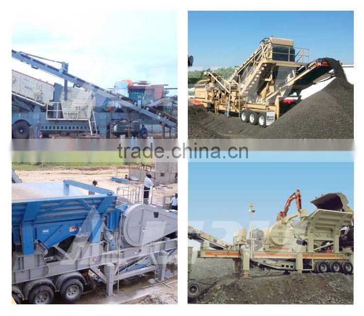 China 95-550TPH Mobile Concrete Crusher Plants for Sale with Special Design