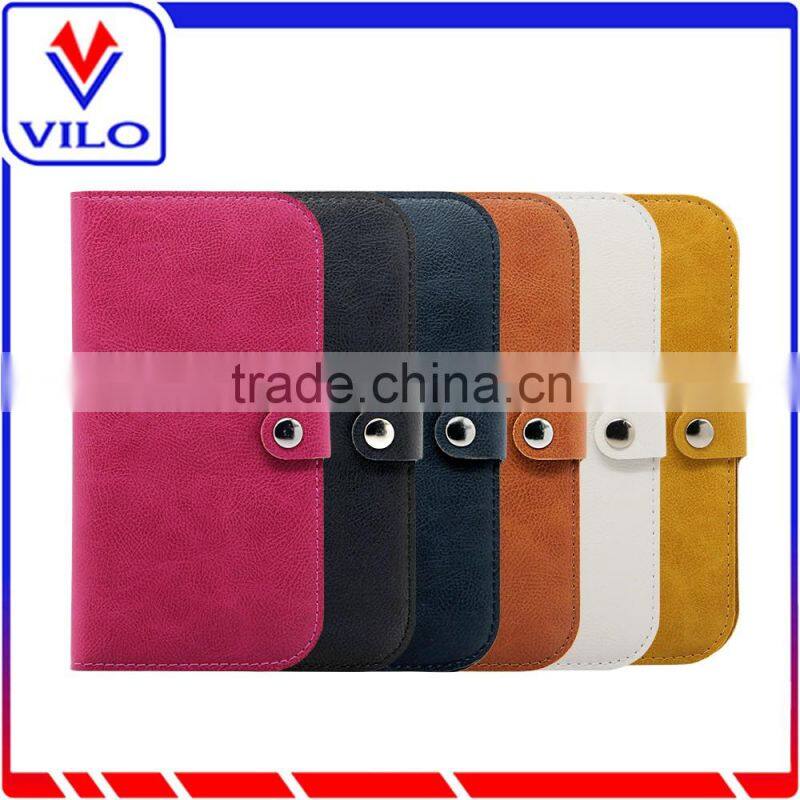 New Fashion Luxury Genuine Leather Mobile Phone Case for iPhone 6 Wallet Case First Layer Leather Mobile Phone Cases