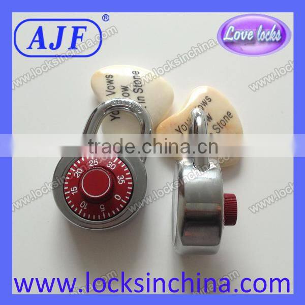 Color Rotary Dial Combination Lock for students chests, cabinets or lockers