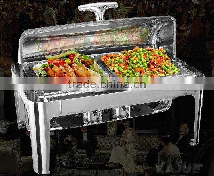 Deluxe Roll Top Chafer Catering Equipment Chafing Dishes,Chefer