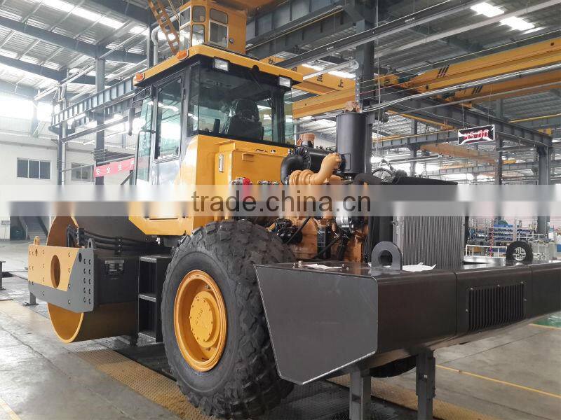 China SDLG 25ton RS825 road roller with Cummins/Shanghai diesel engine for Exporting