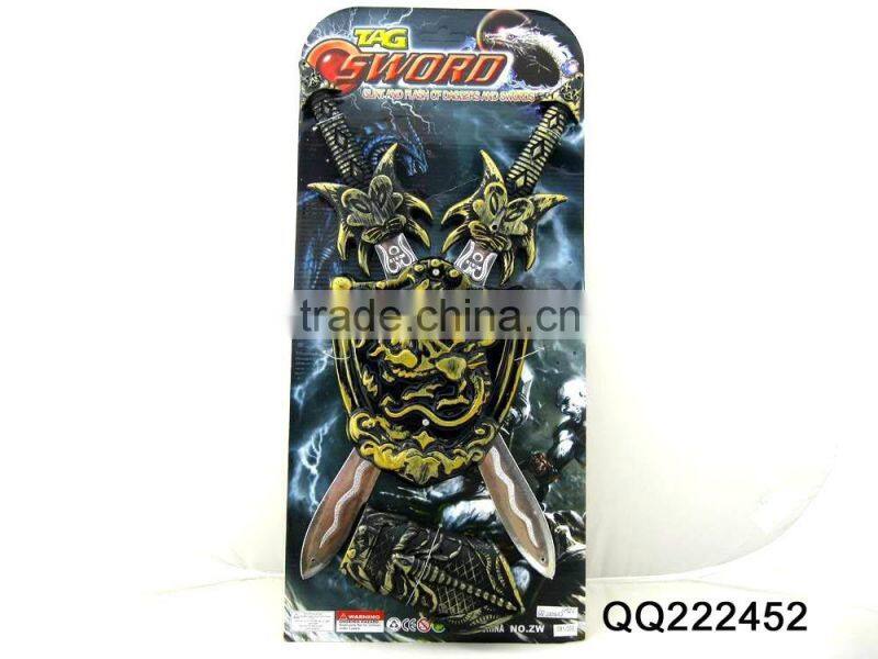 kids toy swords, weapon play set, plastic cheap toy swords for kids