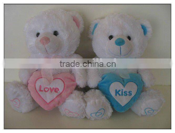 Teddy bear with heart,chinese toy manufacturers