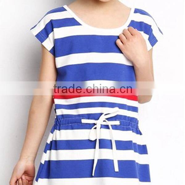 Casual stripe skirt with waistband custom (YCT-C0093)