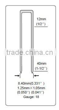 1-1/2'' Medium Wire Narrow Crown Stapler(air nailer,pneumatic gun)