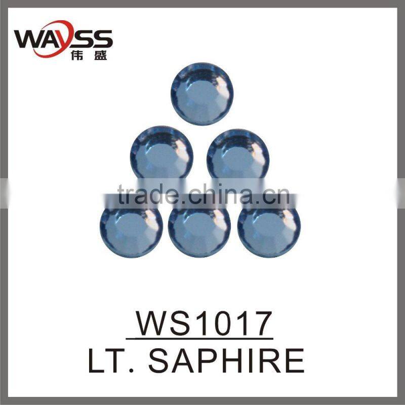 Lt . Saphire Machine Cut Loose Rhinestones For T Shirt