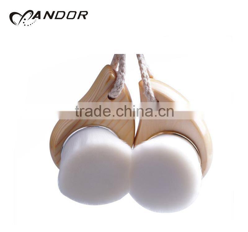 KR popular best soft bristle comma wood face brushes