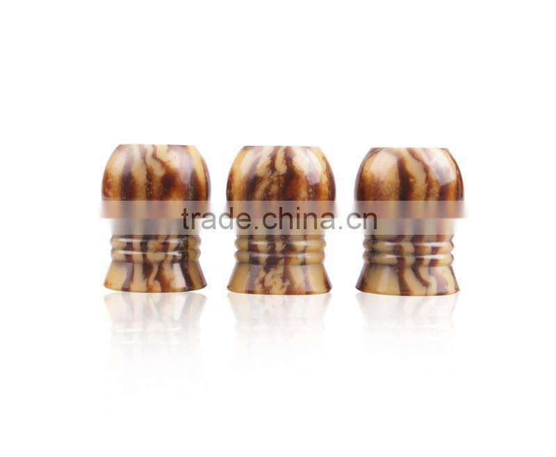 Cosmetic badger hair shaving brush with resin handle