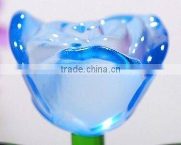 Factory directly sale Wedding favor k9 Nature crystal rose flower for the wedding gifts