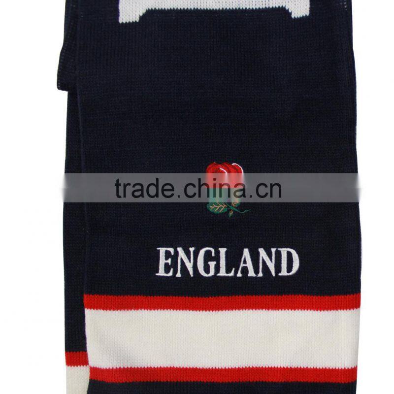 New design hot popular knit scarf with holes