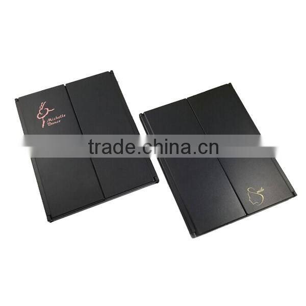 3 way folding single side vanity LED makeup mirror