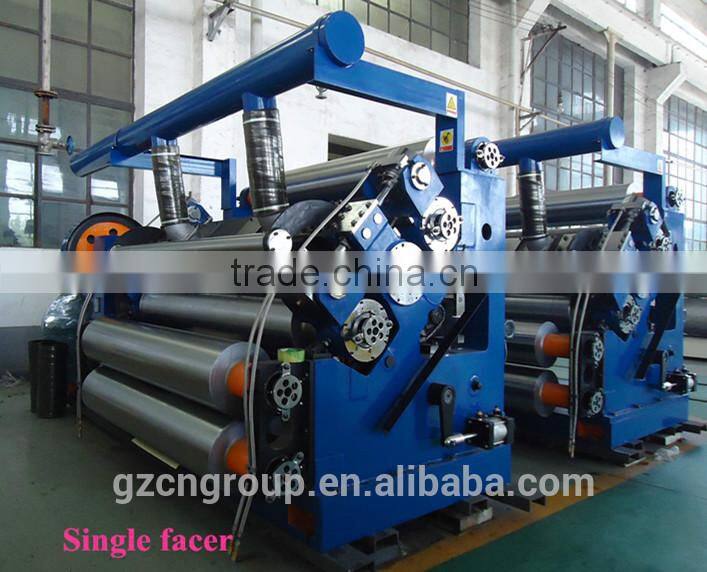 Single facer corrugated machine