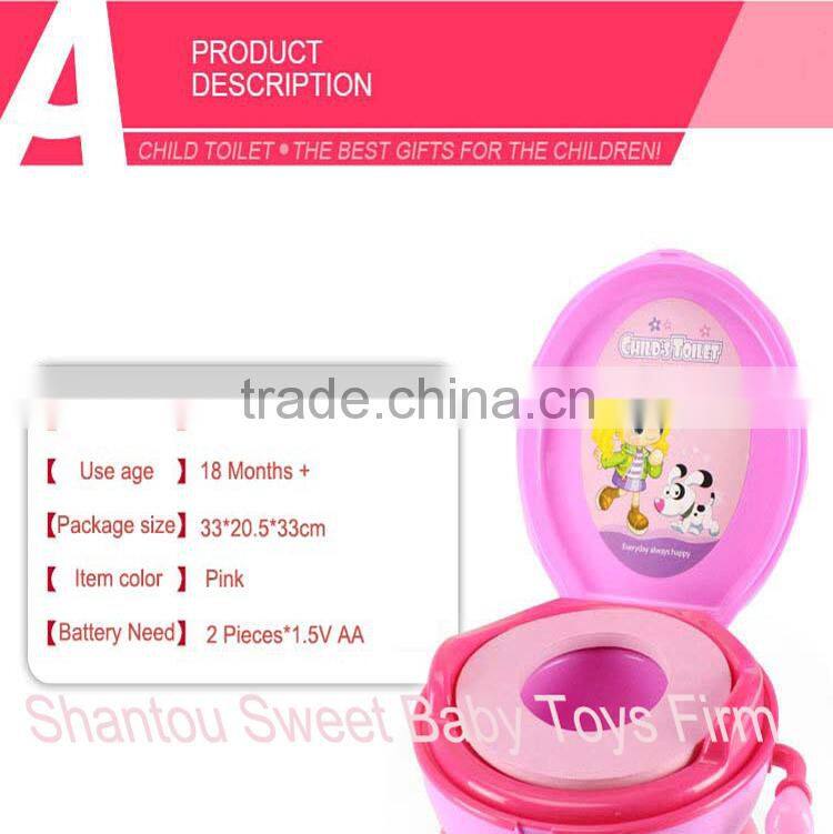Hot selling new item with light and music 3 in 1 BO funny baby plastic toilet seat cover for kid