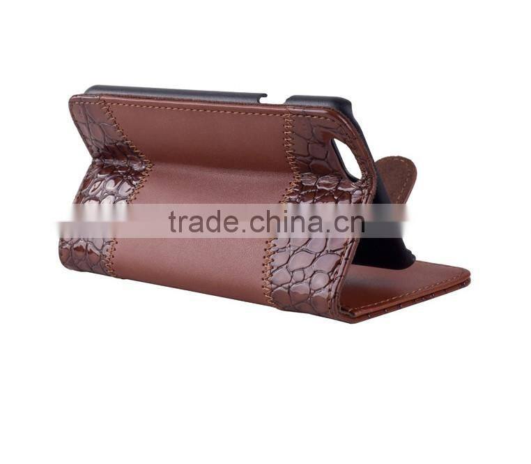 Concise design lady's fashion phone wallet cellphone mobile case cover