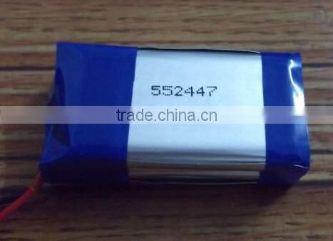 11.1V 12V 600mah 3S Rechargeable lithium battery pack li-polymer battery cells