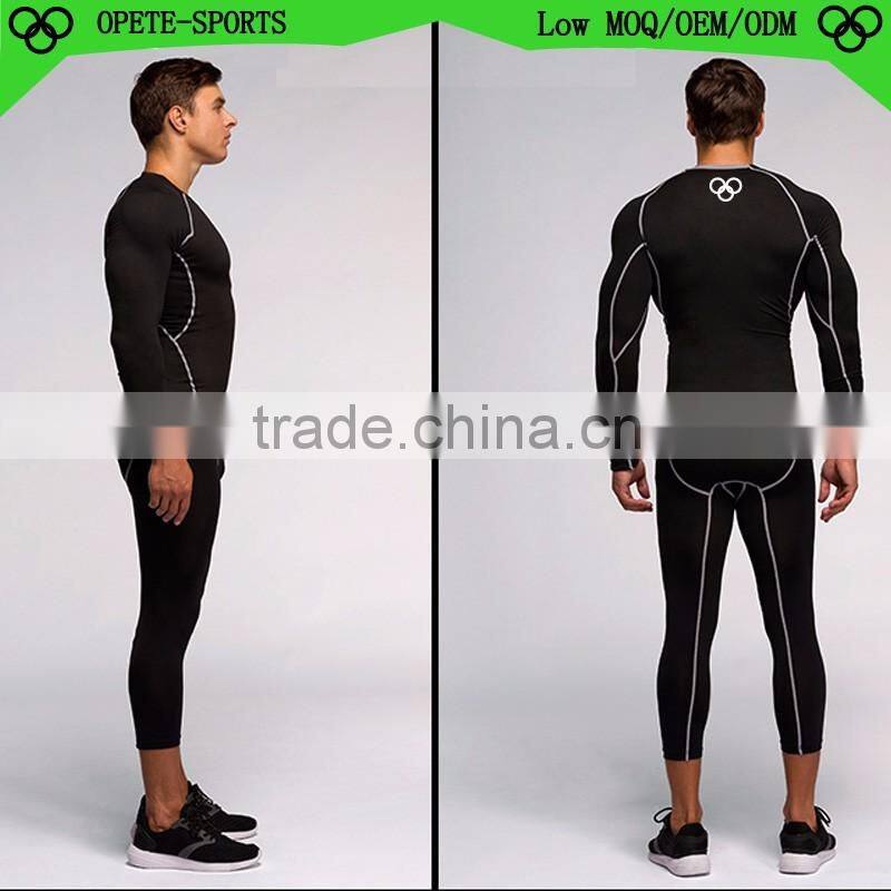 (Trade Assurance) black Elastic pants/ Fitness Gym Leggings