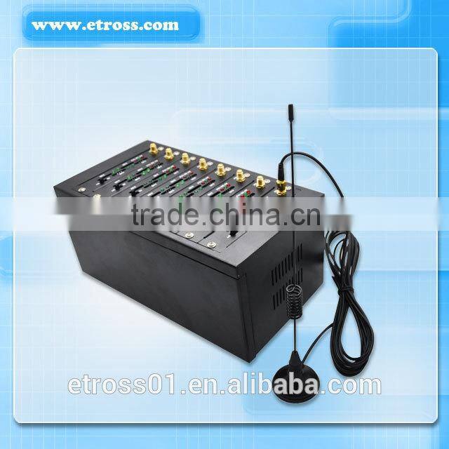 New arrival! Etross 8132 / 8 ports 32 sim GSM quad band SIM rotation automatically GSM Modem for PBX/VOIP/IP PBX