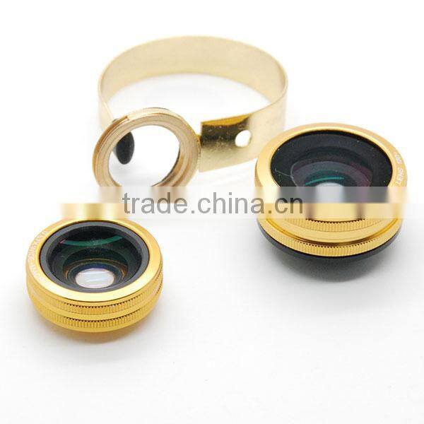 Pipe Clip Lens Universal 3 in1 telephone Camera Lens for iphone Samsung HTC Nokia Blackberry