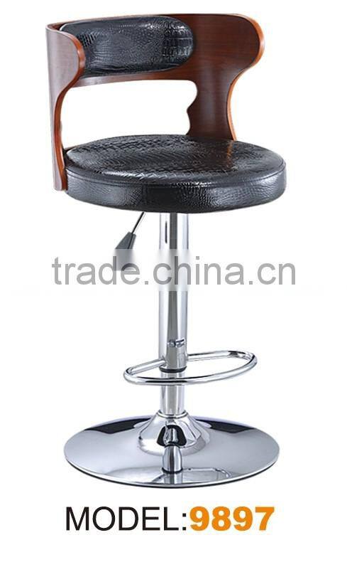 Leather Lift Swivel Chairs without Wheels