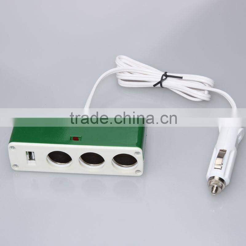 Hot sale high quality single USB 12v car charger socket