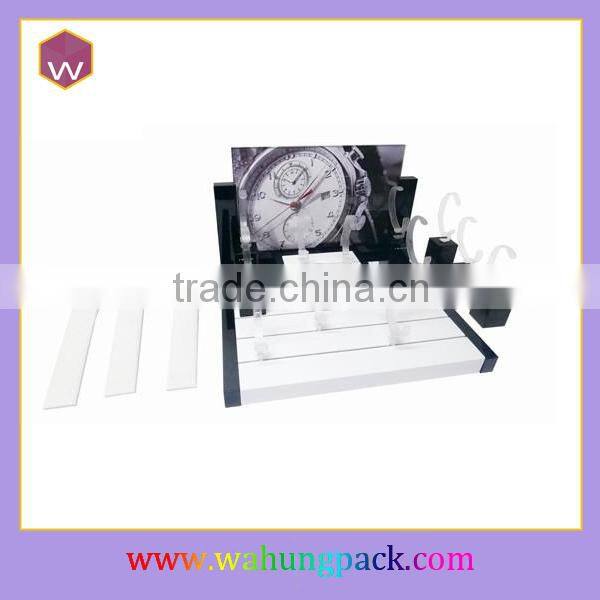 Customized Plastic Watch Display Showcase/Luxury Display Trays For Watches Wholesale
