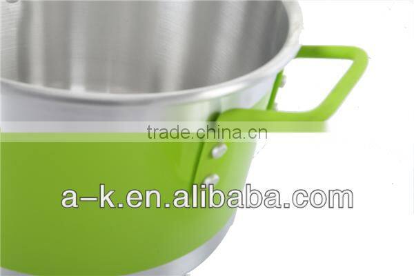Nice looking 24cm pot Aluminum porcelain casserole