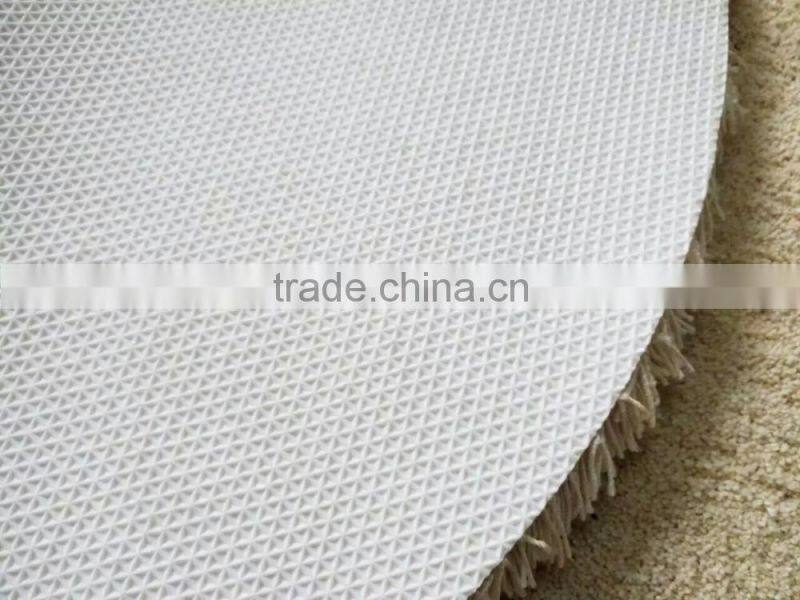 microfiber polyester acylic 100% environmental protection long pile home use TPR backing doormats