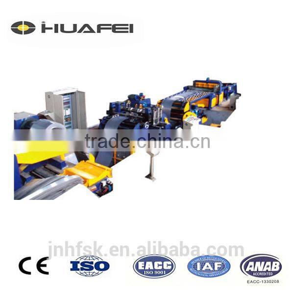 Recoiled coil weight 15000kgs automatic slitting machine