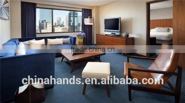 (MA48NH) European Style Marine Blue Sectional Sofa Set/Hot Sale Hotel Sofas/Hotel Living Room Furniture