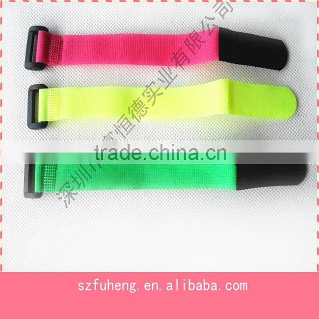 hook loop strap with logo