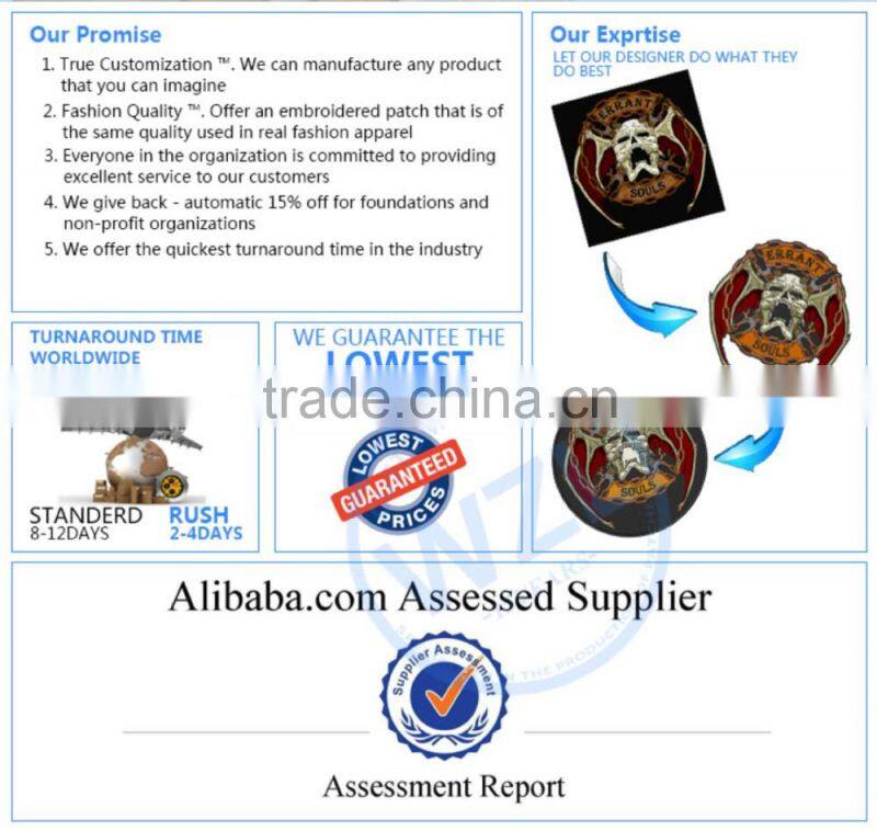 2015 Fashional Embroidered Patches custom woven patch