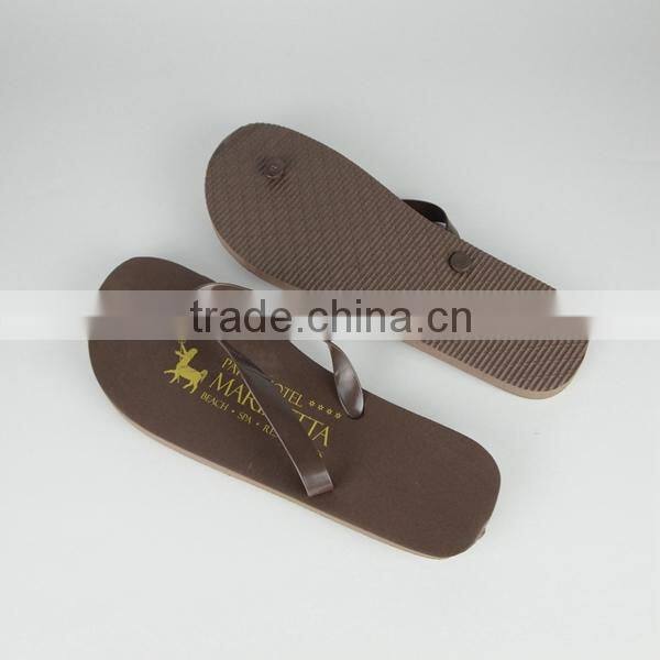 Men's simple slippers of PVC material