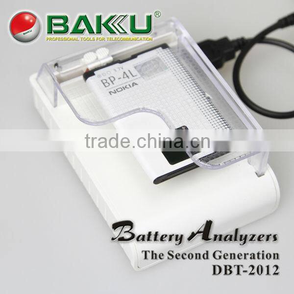 2016 Best sale overcharging protection digital mobile phone battery capacity tester( new product DBT-2012 the battery analyzer)