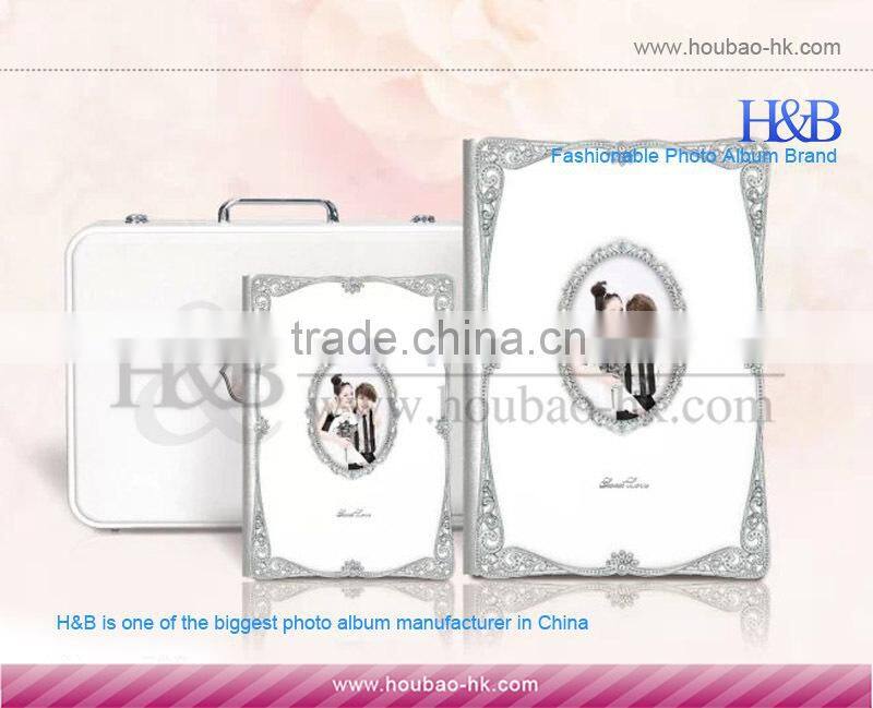 H&B NEW STYLE 8*12 leather cover italian wedding albums