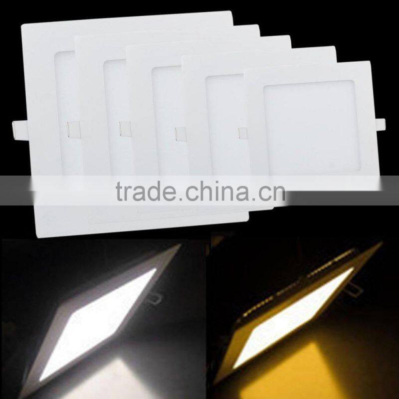 High Power 18 Watt LED Panel Light Square Recessed Lighting Fixture Kit