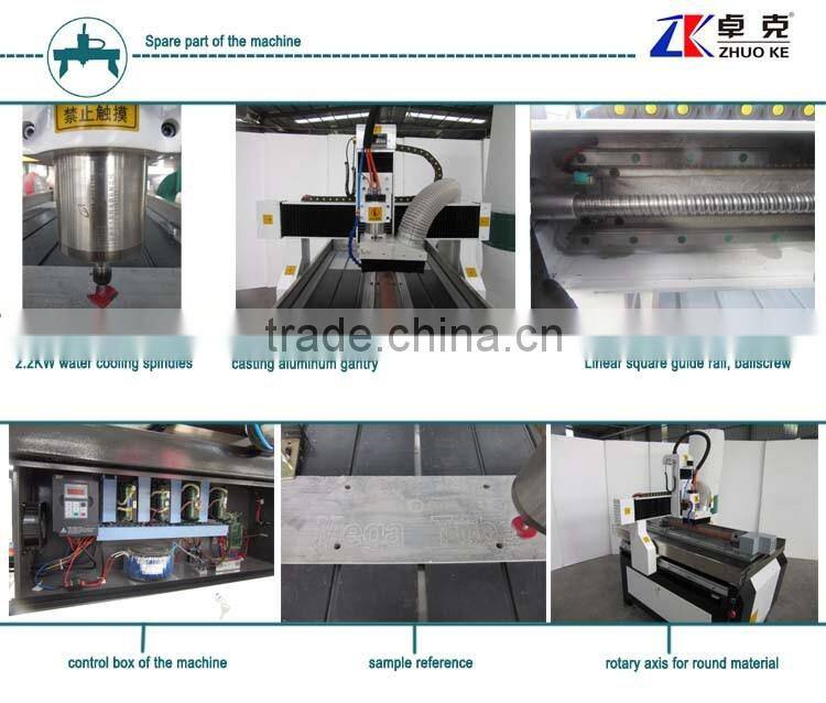 Small cheap CNC Router Woodworking Machine with Dust collector ZK-6090 600*900mm