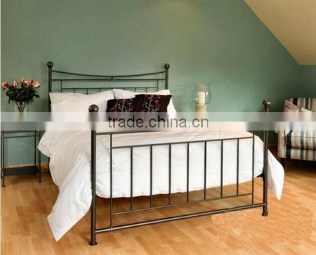 Contracted European style cheap unfold iron beddesigner stainless steel bed