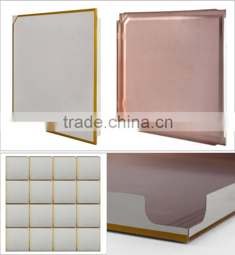 thermal insulation fireproof aluminum metal garage ceiling panels for outdoor decoration