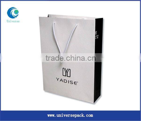 Hot Selling Shopping Packing Bags White Paper Bag For Custom