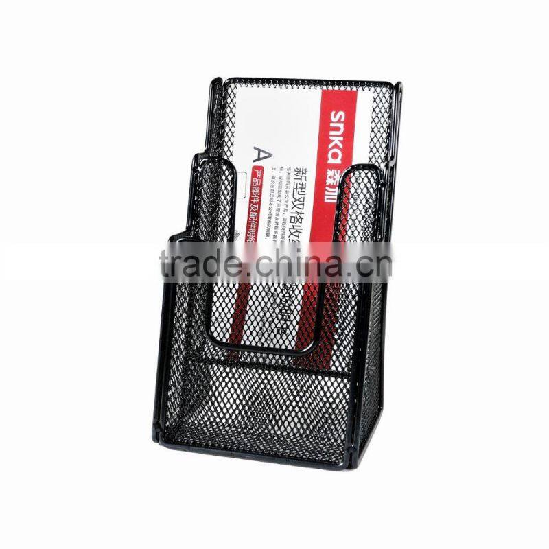 metal mesh office desk 4 layer file tray